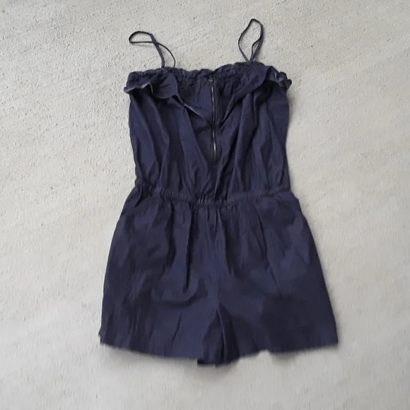 J Crew Chambray Romper - Picture 1 of 7